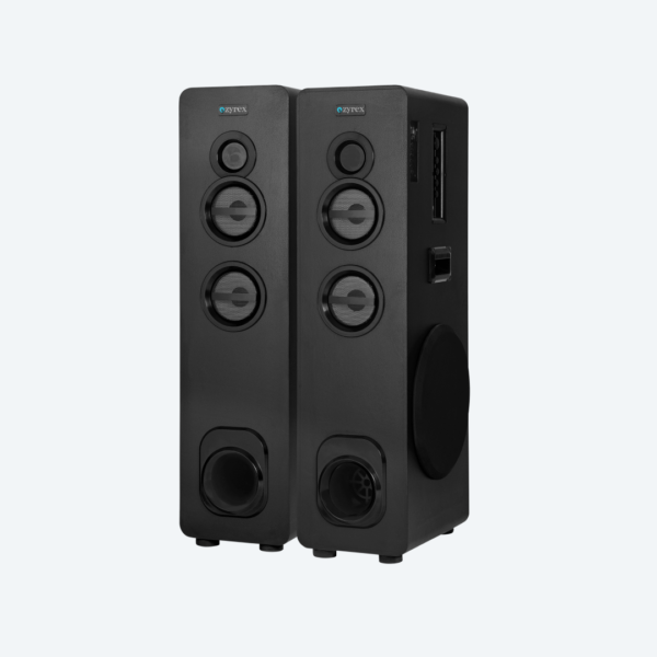 Zyrex Absolute 240W Floor Standing Tower Speaker with Wireless Mic. Support & LED Light