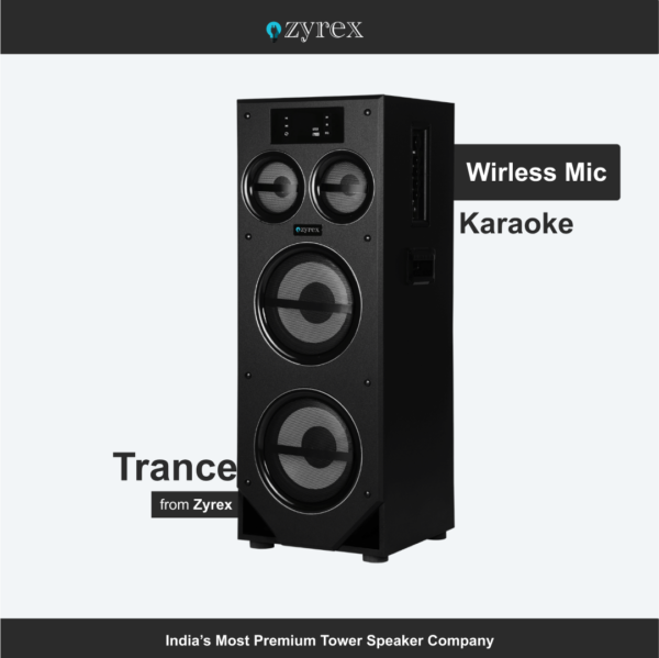Zyrex Trance 280W Floor-Standing Tower Speaker - Image 4